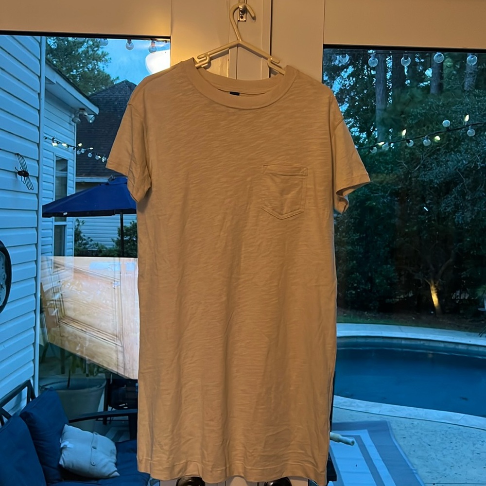 Beige T-Shirt Dress